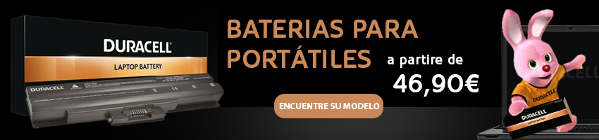 Baterías y adaptadores para portátiles