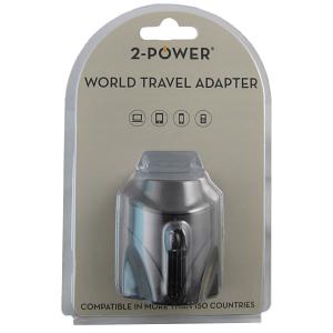 Adaptador de viaje mundial 2-Power