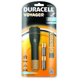 Durcaell Voyager Splashproof Torch & 2AA