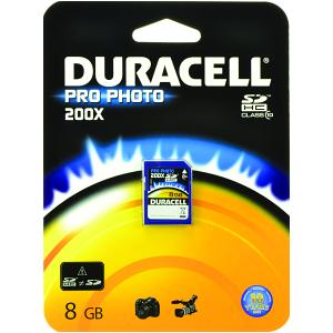 Tarjeta de memoria Duracell 8gb Pro-Photo SD