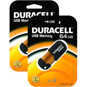 Duracell memoria flash a 64gb x 2