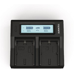 DCR-TRV62E Duracell LED Dual DSLR Battery Charger