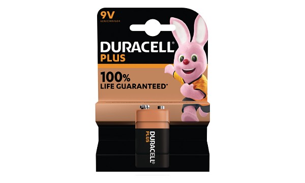 Pila Duracell Plus 9V (paquete de 1)