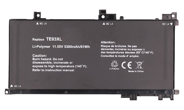 OMEN 15-ax212TX Batería (3 Celdas)