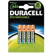 4 x AAA Recargables Duracell 1000mAh