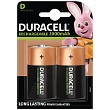 Pilas tipo D recargables Duracell