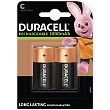 Pilas recargables de tipo C  Duracell