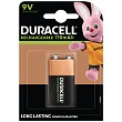 Pila única recargable de 9 V Duracell