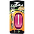 Cargador de Duracell (Rosa) + 2 pilas AA