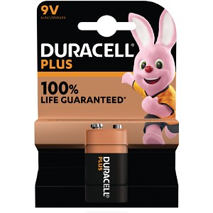 Pila Duracell Plus 9V (paquete de 1)