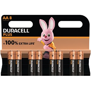Duracell Plus Power AA (paquete de 8)