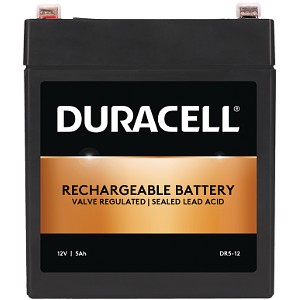 Batería de Seguridad Duracell 12V 5Ah VRLA