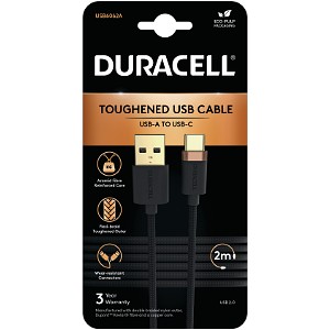 Cable Duracell 2m USB-A a USB-C