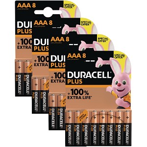 Paquete de oferta especial Duracell Plus 32x AAA