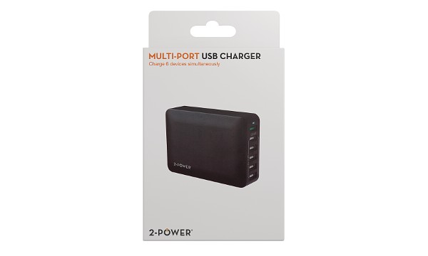 Estación de carga multipuerto USB 10A máx.