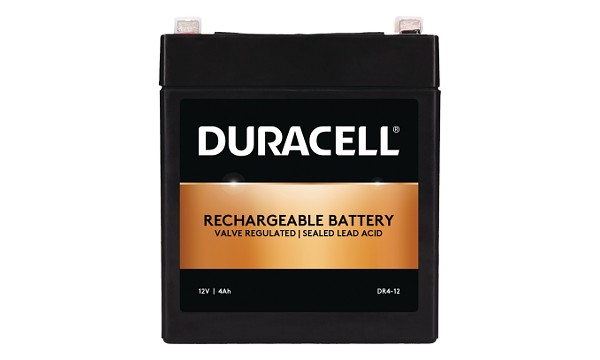 Batería de seguridad Duracell 12V 4Ah VRLA