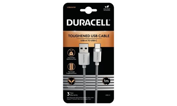 Cable Duracell de 1m USB-A a USB-C