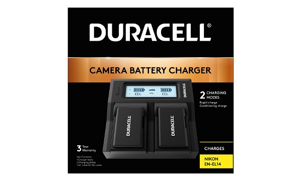 DF DSLR Cargador de baterías doble Nikon EN-EL14