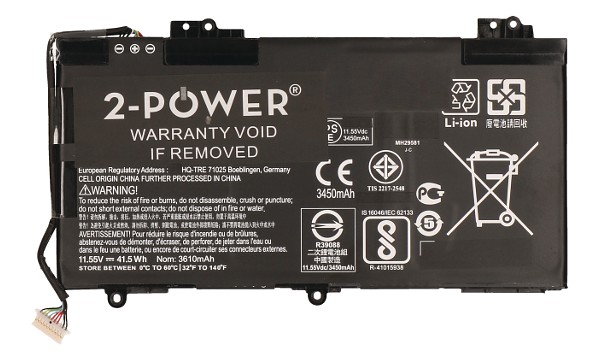  ENVY 15-as017TU Batería (3 Celdas)