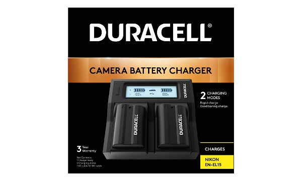 D800 Cargador de baterías doble Nikon EN-EL15